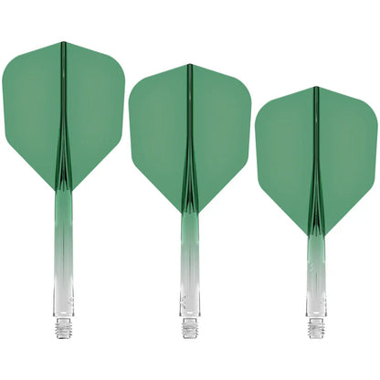 Mission Force 90 Gradient Transparent Green No6 Moulded Flight & Shaft System