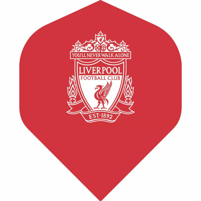 Liverpool FC Official Licensed LFC F3 Red Crest 100 Micron No2 Dart Flights