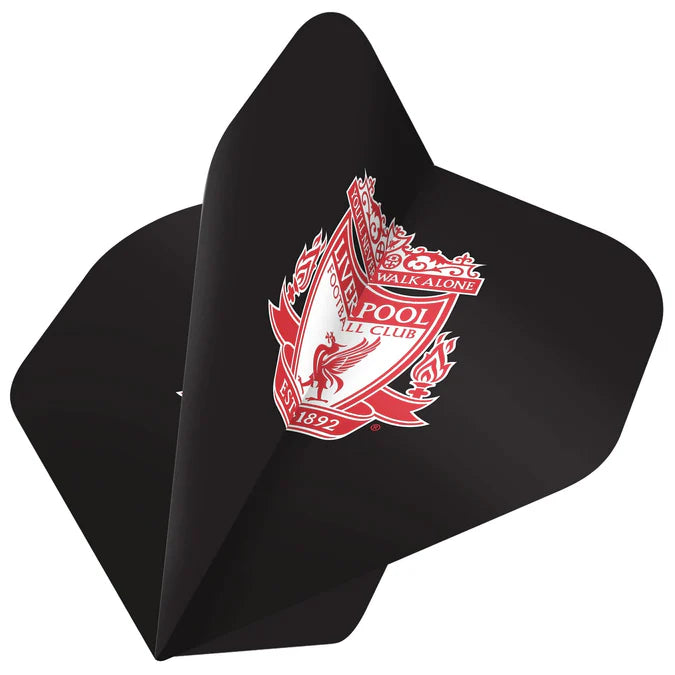 Liverpool FC Official Licensed LFC F4 Black Red Crest 100 Micron No2 Dart Flights