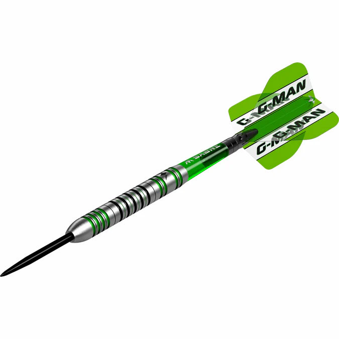Mission Graham Hall Black & Green 90% Tungsten Steel Tip Dart Set