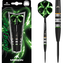 Mission Robyn Byrne Black Titanium 90% Tungsten Steel Tip Dart Set