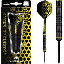 Mission Stephen Burton Black Titanium 90% Tungsten Steel Tip Dart Set