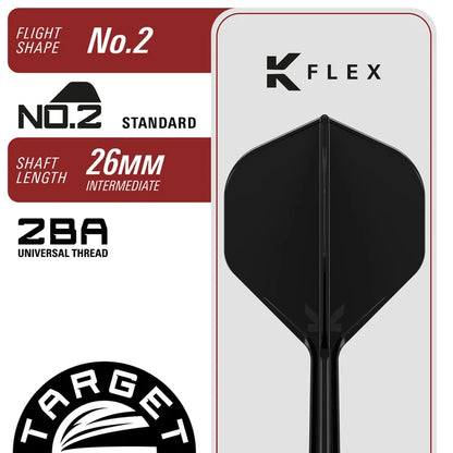 Target Japan Black Marque Blaze 90% Tungsten Swiss Point Steel Tip Dart Set