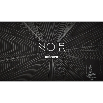 Unicorn Gary Anderson Noir Phase 6 90% Tungsten Swiss Point Steel Tip Dart Set