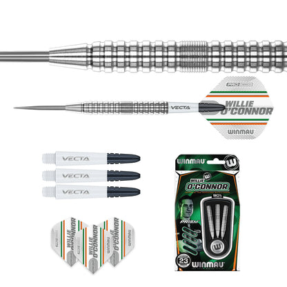 Winmau Willie O'Connor 90% Tungsten Steel Tip Dart Set