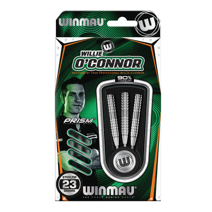 Winmau Willie O'Connor 90% Tungsten Steel Tip Dart Set